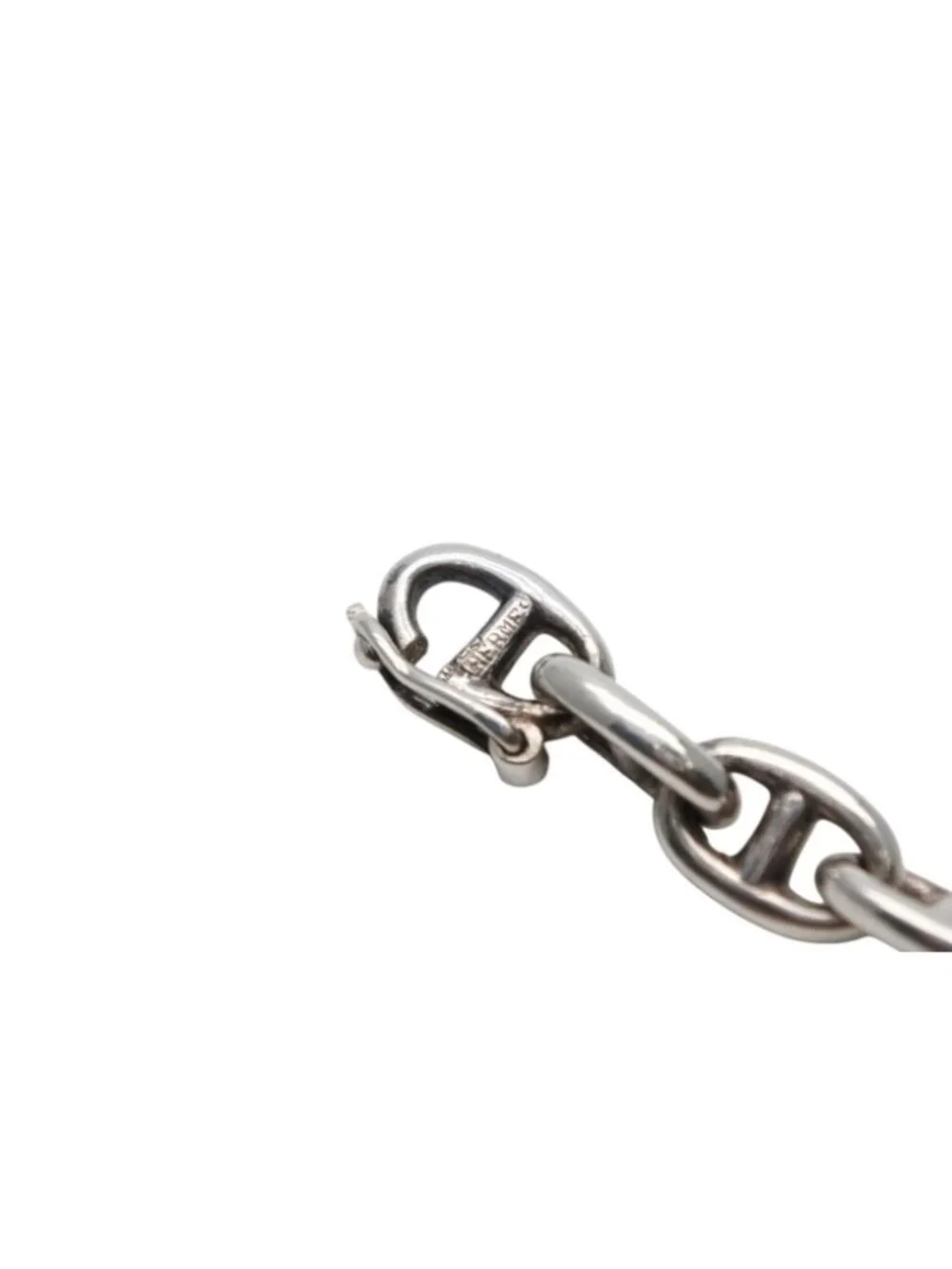 Hermes Vintage Chaine D'ancre TPM Bracelet 29 Links 925 Sterling Silver